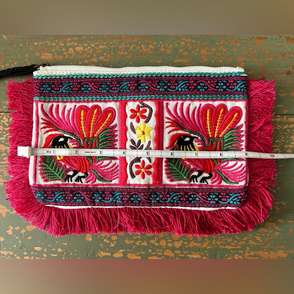 Limited Edition Clutch Bag, Multicolor, embroidered - Picture 6 of 7